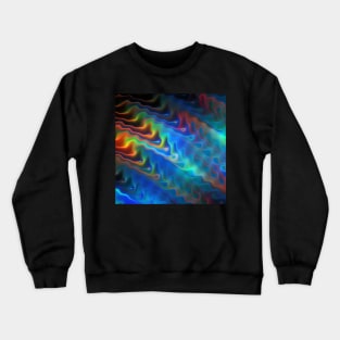 Glowing waves Crewneck Sweatshirt